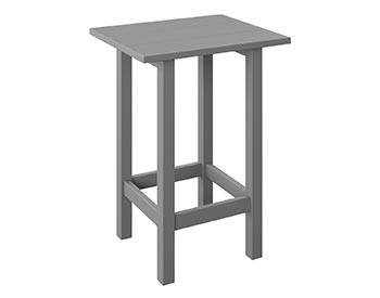 Poly Lumber Bayside Modern Balcony End Table