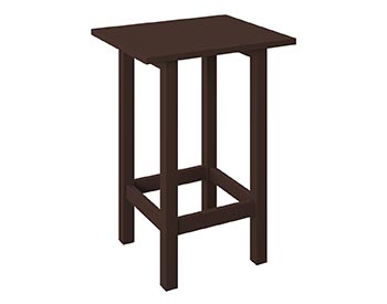 Poly Lumber Bayside Modern Balcony End Table