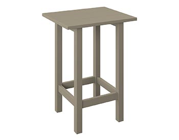 Poly Lumber Bayside Modern Balcony End Table