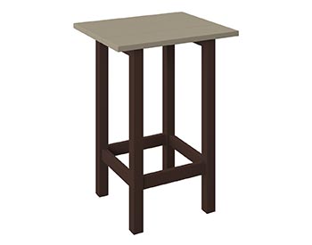 Poly Lumber Bayside Modern Balcony End Table