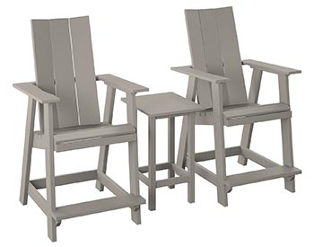 Poly Lumber Bayside Modern Balcony Set
