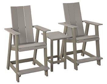 Poly Lumber Bayside Modern Balcony Set