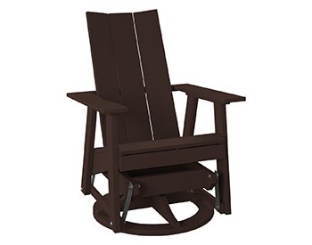 Poly Lumber Bayside Modern Swivel Glider
