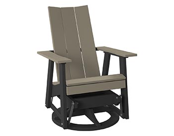 Poly Lumber Bayside Modern Swivel Glider