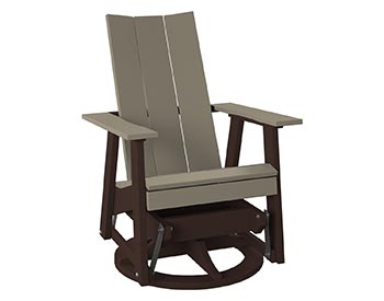 Poly Lumber Bayside Modern Swivel Glider