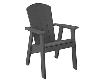 Poly Lumber Bayside Fanback Patio Chair