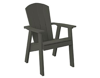 Poly Lumber Bayside Fanback Patio Chair