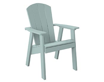 Poly Lumber Bayside Fanback Patio Chair