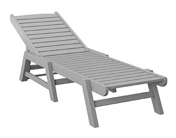 Poly Lumber Bayside Chaise Lounge