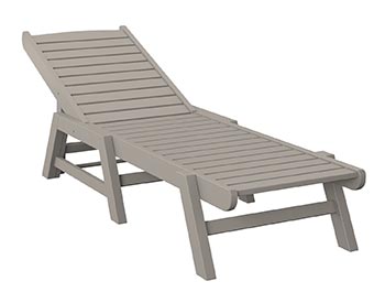 Poly Lumber Bayside Chaise Lounge