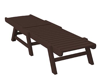 Poly Lumber Bayside Chaise Lounge