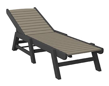 Poly Lumber Bayside Chaise Lounge