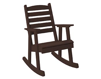 Poly Lumber Bayside Slat Back Rocking Chair