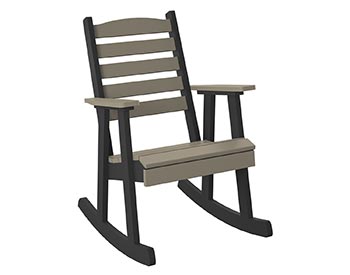 Poly Lumber Bayside Slat Back Rocking Chair