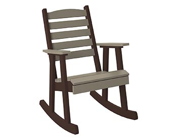 Poly Lumber Bayside Slat Back Rocking Chair