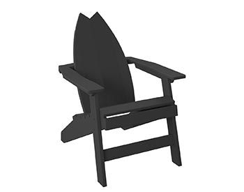 Poly Lumber Bayside Surfboard Adirondack Chair