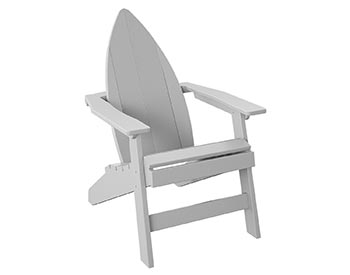 Poly Lumber Bayside Surfboard Adirondack Chair