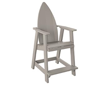 Poly Lumber Bayside Surfboard Balcony Chair