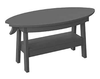 Poly Lumber Bayside Surfboard Coffee Table