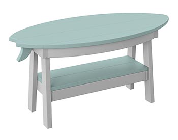 Poly Lumber Bayside Surfboard Coffee Table