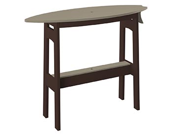 Poly Lumber Bayside Surfboard Bar 48" Table