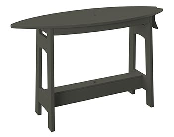 Poly Lumber Bayside Surfboard Bar 48" Table