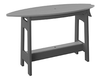 Poly Lumber Bayside Surfboard Bar 48" Table