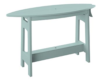 Poly Lumber Bayside Surfboard Bar 48" Table