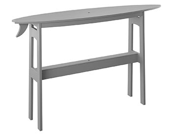 Poly Lumber Bayside Surfboard Bar 72" Table