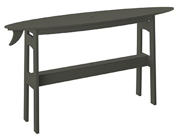 Poly Lumber Bayside Surfboard Bar 72" Table