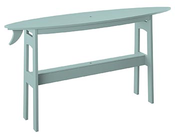 Poly Lumber Bayside Surfboard Bar 72" Table