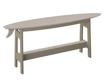 Poly Lumber Bayside Surfboard Bar 72" Table