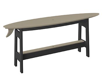 Poly Lumber Bayside Surfboard Bar 72" Table