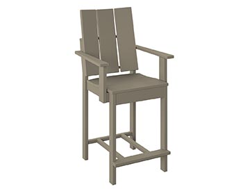 Poly Lumber Bayside Modern Dining Chair