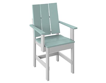 Poly Lumber Bayside Modern Dining Chair