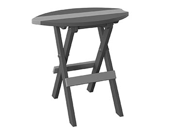 Poly Lumber Bayside Surfboard Balcony Table