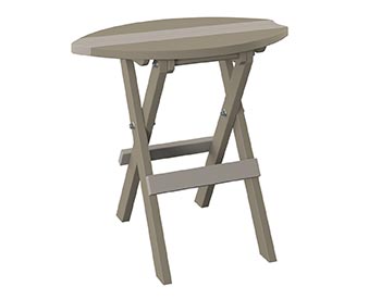 Poly Lumber Bayside Surfboard Balcony Table