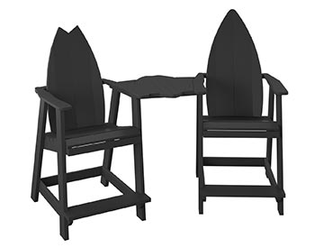 Poly Lumber Bayside Surfboard Tete-a-Tete