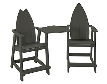 Poly Lumber Bayside Surfboard Tete-a-Tete