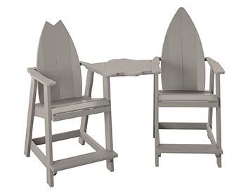 Poly Lumber Bayside Surfboard Tete-a-Tete