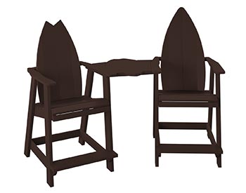 Poly Lumber Bayside Surfboard Tete-a-Tete