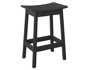 Poly Lumber Bayside Saddle Stool