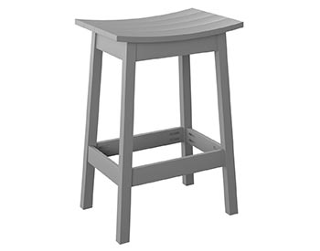 Poly Lumber Bayside Saddle Stool