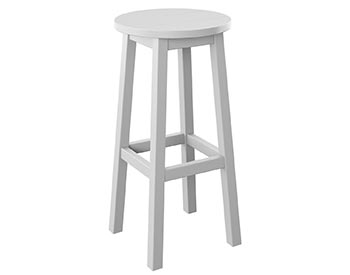 Poly Lumber Bayside Round Bar Stool