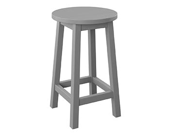 Poly Lumber Bayside Round Bar Stool