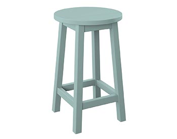 Poly Lumber Bayside Round Bar Stool