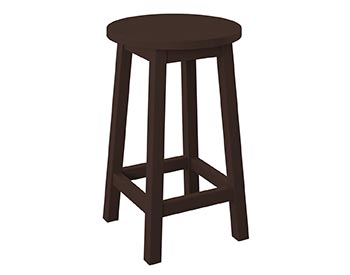 Poly Lumber Bayside Round Bar Stool