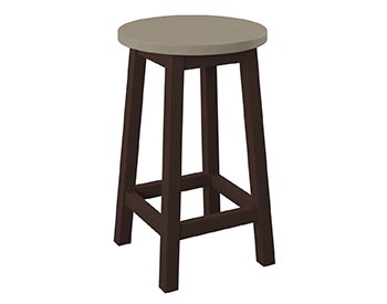 Poly Lumber Bayside Round Bar Stool