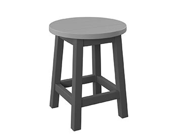 Poly Lumber Bayside Round Bar Stool