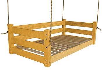 Southern Yellow Pine Modern Swingbed w/ Rope